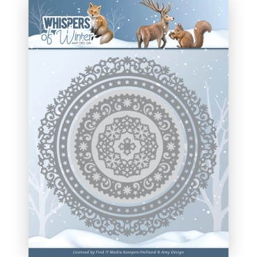 Amy Design Dies Stanzschablone Whisper of Winter Winter Circle