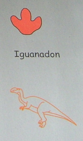 Preview: Doppelseitiger Stempel Iguanadon