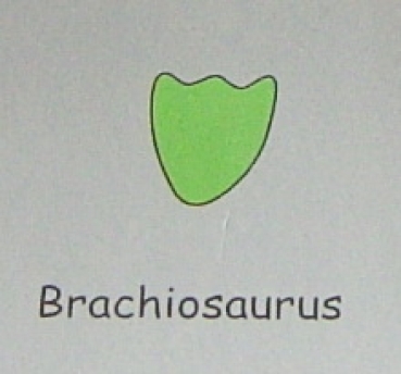 Preview: Doppelseitiger Stempel Brachiosaurus