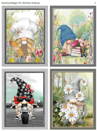 Preview: Reddy Cards Bastelset Wichtel festliche Anlässe