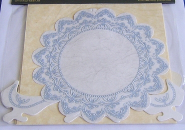 Set aus 2 Aufstellerkarten 16,5 x 16,5 cm