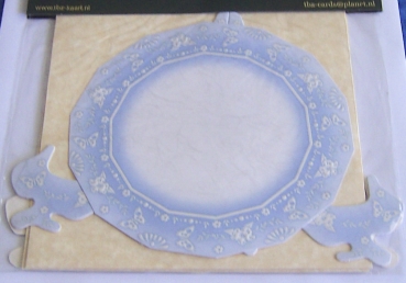 Preview: Set aus 2 Aufstellerkarten 16,5 x 16,5 cm
