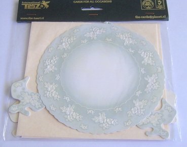 Preview: Set aus 2 Aufstellerkarten 16,5 x 16,5 cm