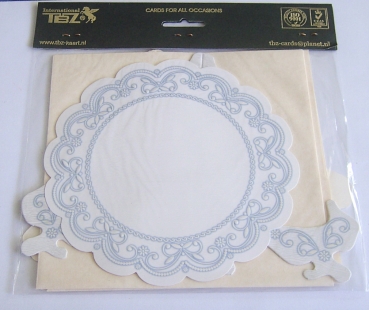 Set aus 2 Aufstellerkarten 16,5 x 16,5 cm