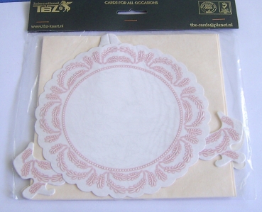 Set aus 2 Aufstellerkarten 16,5 x 16,5 cm