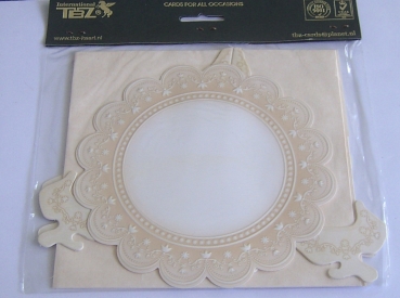 Preview: Set aus 2 Aufstellerkarten 16,5 x 16,5 cm