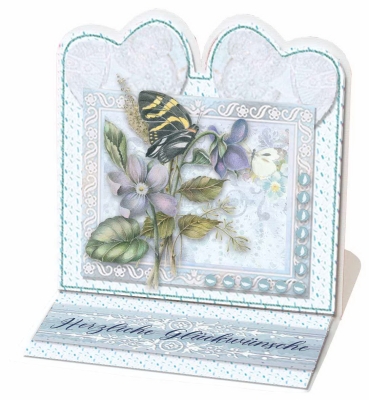 Reddy Cards Bastelset Romantische Aufstellkarten