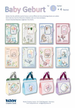 Reddy Cards Bastelset Baby Geburt