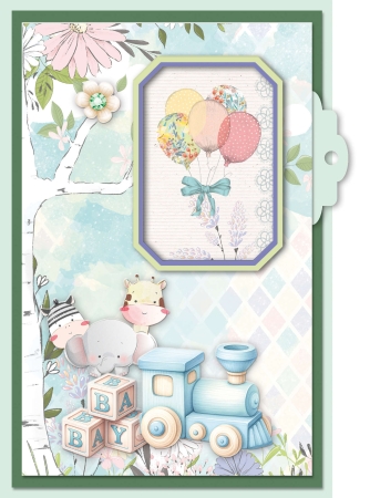 Preview: Reddy Cards Bastelset Baby Geburt