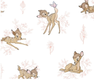 Craft Cotton Bambi Toile in Chai Pink