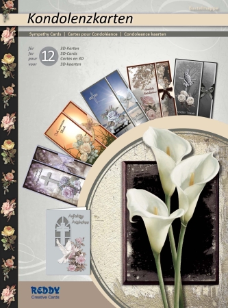 Reddy Cards Bastelmappe Kondolenzkarten Mix