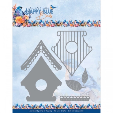 Berries Beauties Dies Stanzschablone Happy Blue Birds Happy Birdhouse