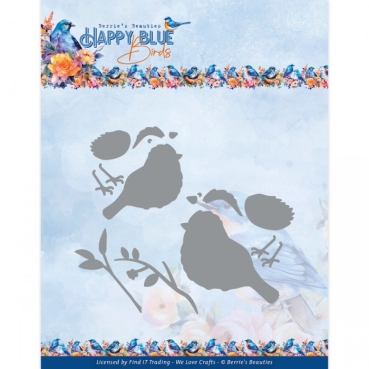 Berries Beauties Dies Stanzschablone Happy Blue Birds Happy Birds