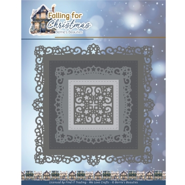 Berries Beauties Dies Stanzschablonen Falling for Christmas Falling Square Frame