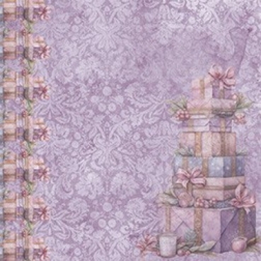 Preview: Berries Beauties Paper Pack 20 x 20 Pastel Purple Christmas