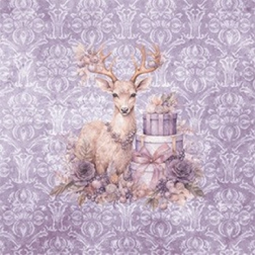 Berries Beauties Paper Pack 20 x 20 Pastel Purple Christmas