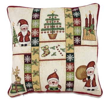 Kissenbezug 45 x 45 cm Weihnachtsmann