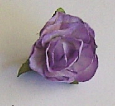 Rosenblüte 3 x 1,8 cm lila