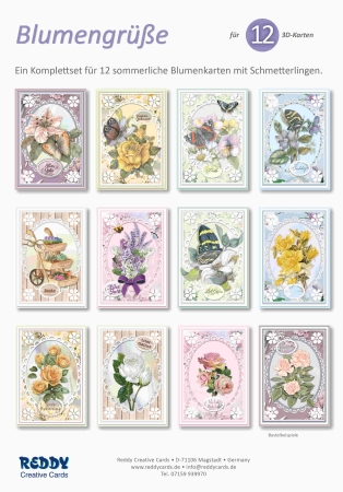 Reddy Cards Bastelset Blumengrüße