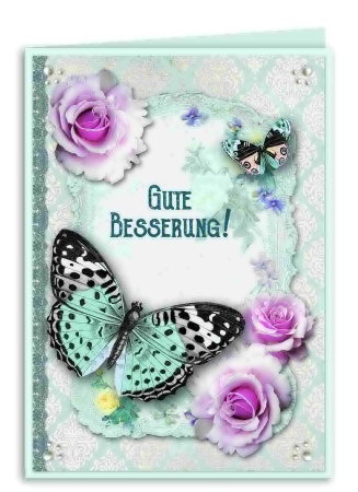 Preview: Reddy Cards Grußkarten-Set, Blumen und Schmetterlinge 2