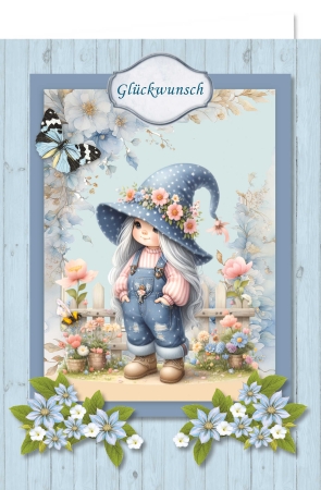 Preview: Reddy Cards Bastelset Blumenwichtel