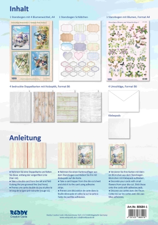 Preview: Reddy Cards Bastelset Blumenwichtel 1