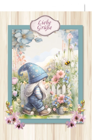 Preview: Reddy Cards Bastelset Blumenwichtel 2