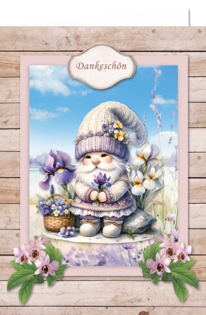 Preview: Reddy Cards Bastelset Blumenwichtel 3