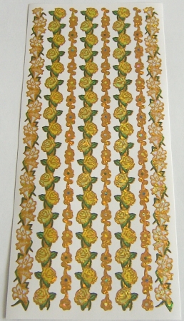 Bordüren Blumen