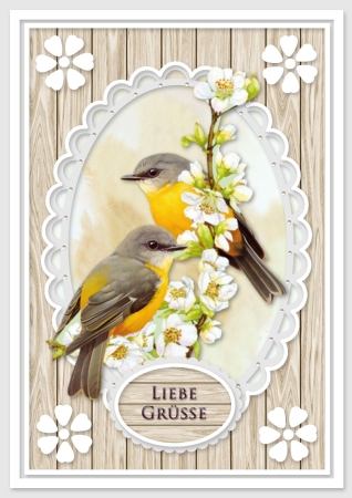 Preview: Reddy Cards Grußkarten-Set Blumenbouquets
