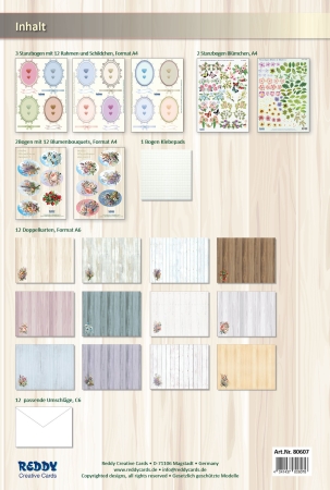 Preview: Reddy Cards Bastelset Blumenbouquets