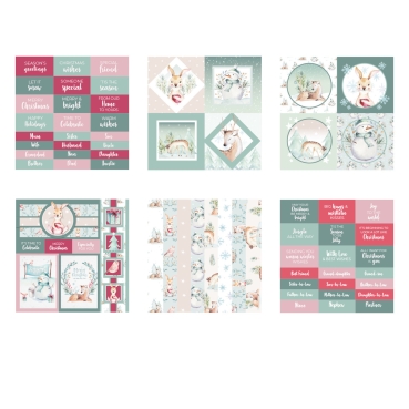 Preview: The Paper Boutique Let it Snow 8 x 8 Inch Embellishment Pad