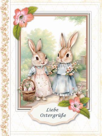 Reddy Cards Buchkarten Hasenfamilie
