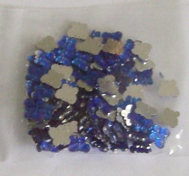 Deko Steinchen Schmetterlinge royalblau