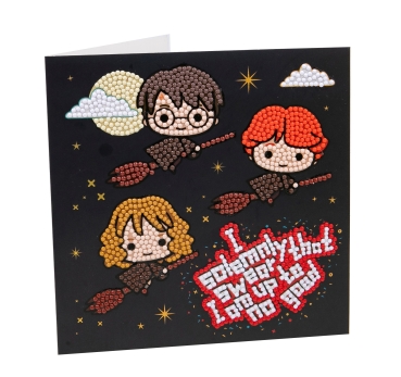 Craft Buddy CCK-HPS404 Crystal Art Card Kit 18 x 18 cm Flying High