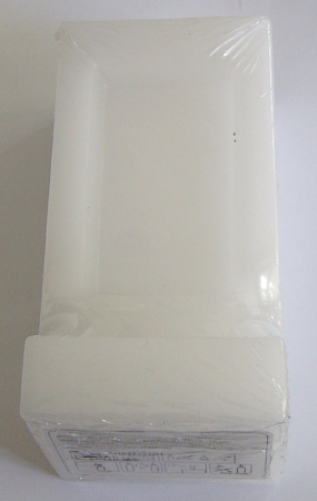 Preview: Wachskerze mit Nische 14 x 7 x 7 cm