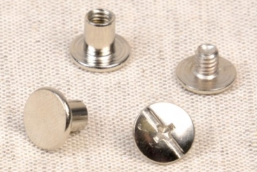 Chicago Schrauben 10 x 6 mm silber