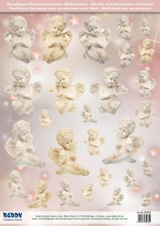 Reddy Cards Stanzbogen Alabaster Engel