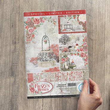Ciao Bella Paper Pad A4 Frozen Roses Limited Edition