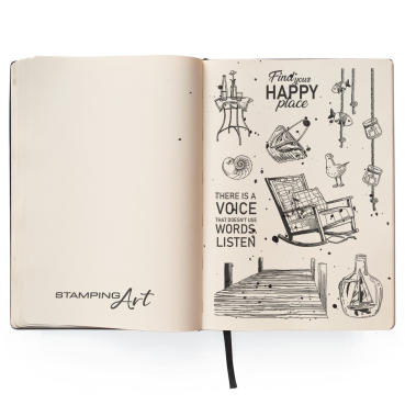 Preview: Ciao Bella Stamp Set Stempelset Find Your Happy Place