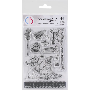 Ciao Bella Stamp Set Stempelset Winter Time