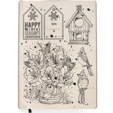Preview: Ciao Bella Stamp Set Stempelset Happy Winter Season