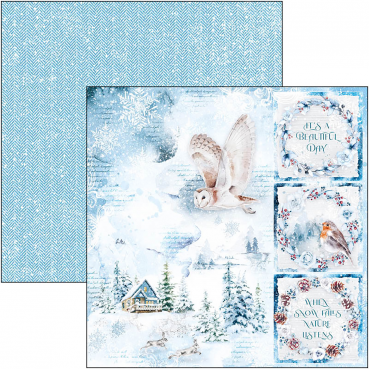 Ciao Bella 12 x 12 Inch Paper Pad Winter Journey