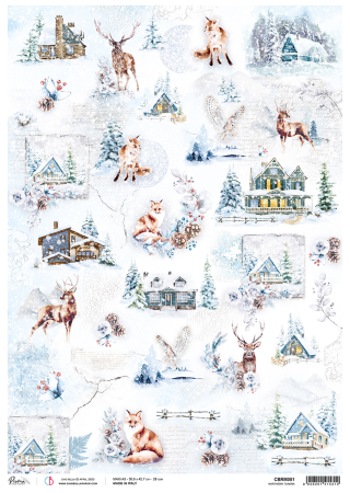 Ciao Bella Rice Paper A3 Northern Tundra
