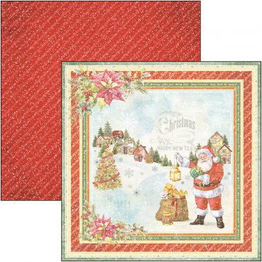 Preview: Ciao Bella 8 x 8 Inch Paper Pad Dear Santa