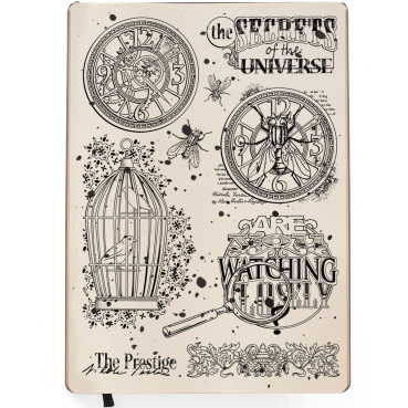 Preview: Ciao Bella Clear Stamp Set Transparente Stempel Are You Watching Closely?