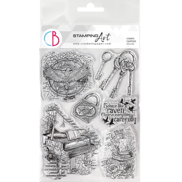 Ciao Bella Clear Stamp Set Transparente Stempel Gothika