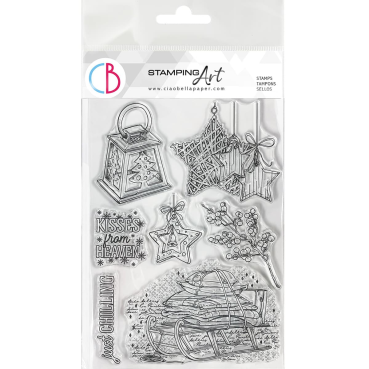 Ciao Bella Clear Stamp Set Transparente Stempel Winter Chill