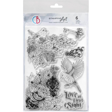 Ciao Bella Clear Stamp Set Transparente Stempel Love at first Sight