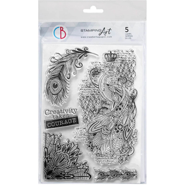 Ciao Bella Clear Stamp Set Transparente Stempel Believe in Beauty